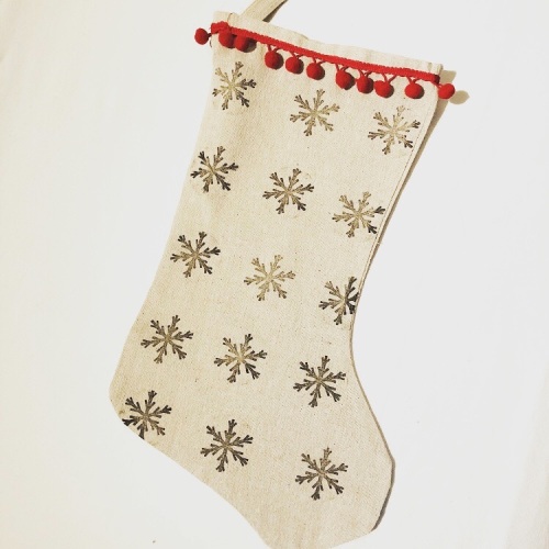 Christmas Stocking - Snowflake