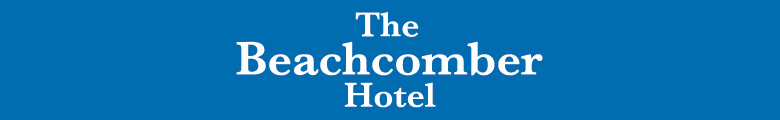 The Beachcomber Hotel Blackpool, site logo.