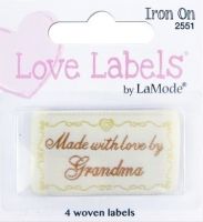 Love Labels, Made With Love  by Grandma