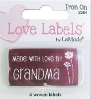 Love Labels, Made With Love By Grandma