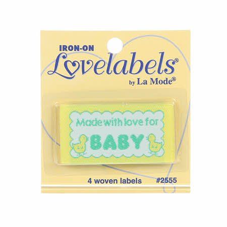 Love Labels by La Mode. Made With Love For Baby