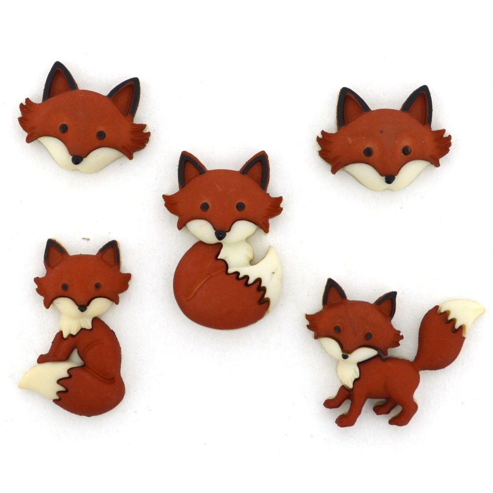 Dress It Up Buttons - Out Foxed