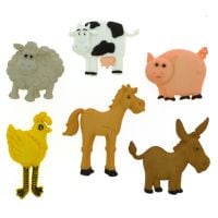 Dress It Up Buttons - FUNNY FARM