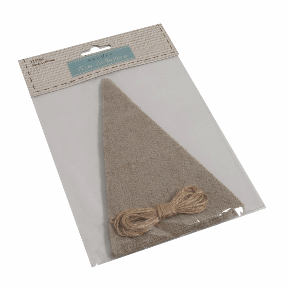 Make-Your-Own Bunting Kit: Linen: Natural