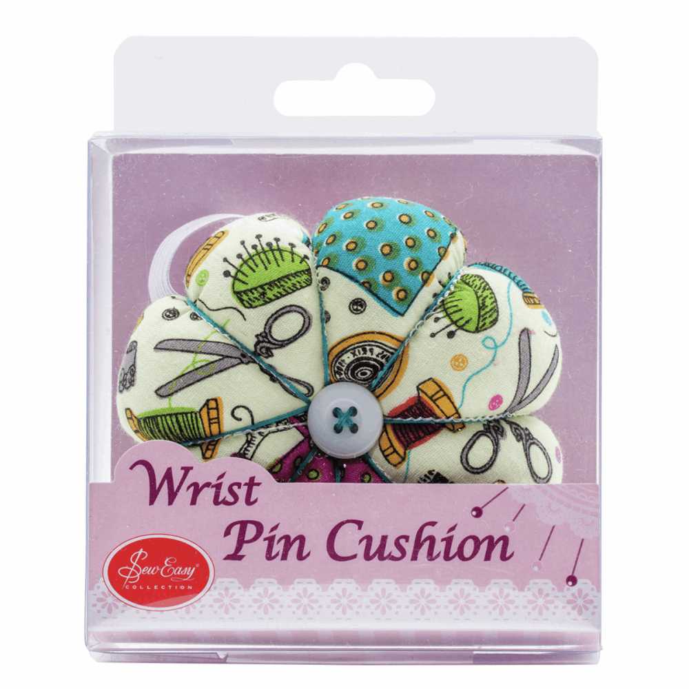 Pincushion: Wrist Strap: Notions Fabric