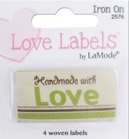 Love Labels by La Mode.Hand Made with Love
