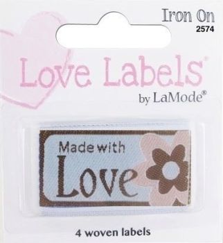 Love Labels by La Mode. Made with Love