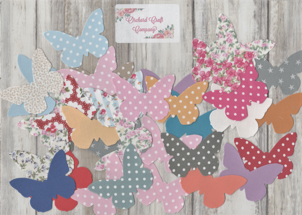 Iron On Butterflies  (Pack of 50) Sewable or No Sew options