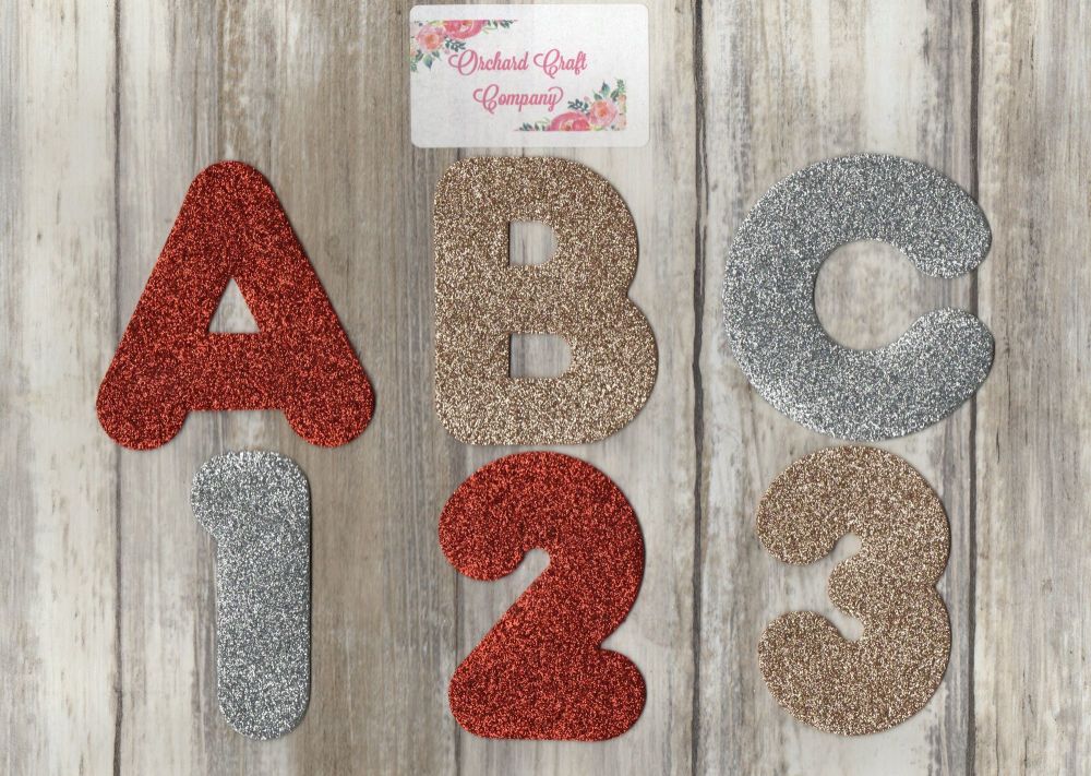 Iron On Fabric Christmas Letters and Numbers.(Up to 7) 4-5 cm Upper and  Lowercase.