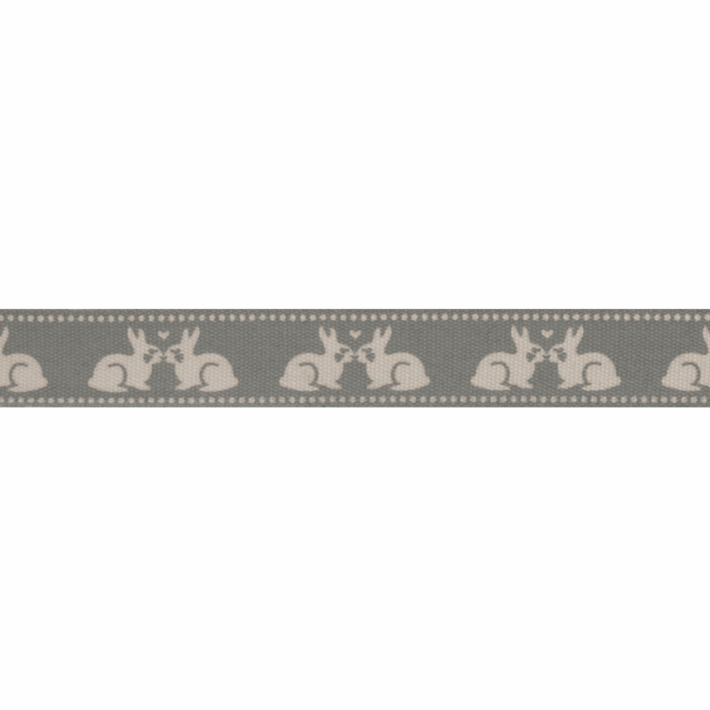 Kissing Bunnies Ribbon: 5m x 15mm: 