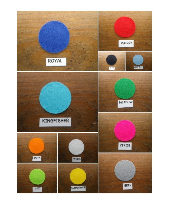 Self Adhesive Large Felt circles