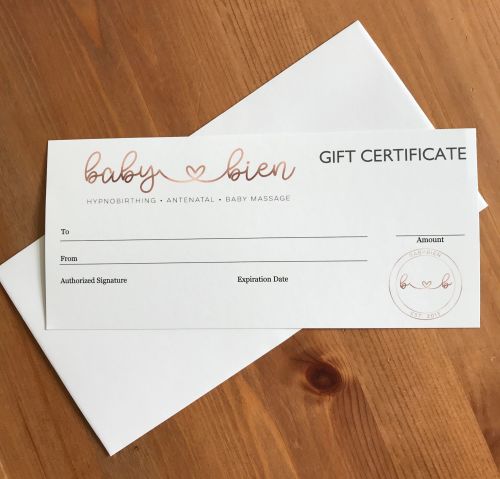 BabyBien £50 Gift Certificate