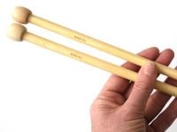 9 & 10mm bamboo knitting needles 35 cm long