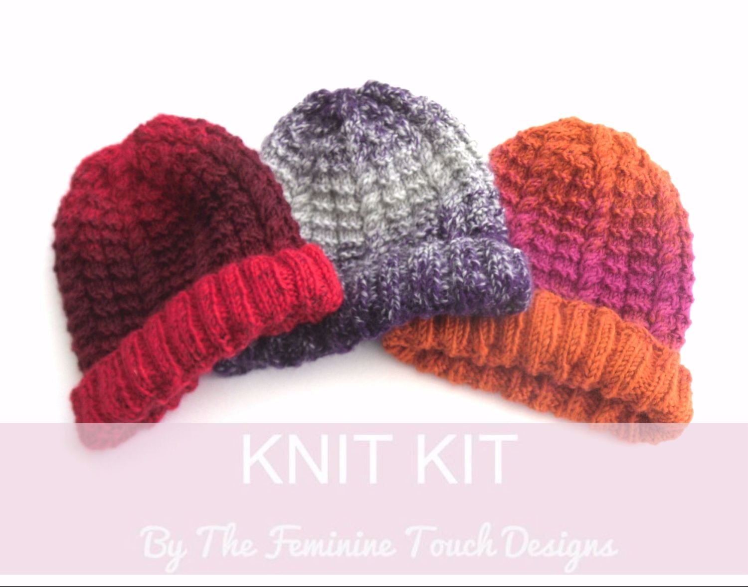 Knitting DIY Kits Easy to follow patterns & quality yarns