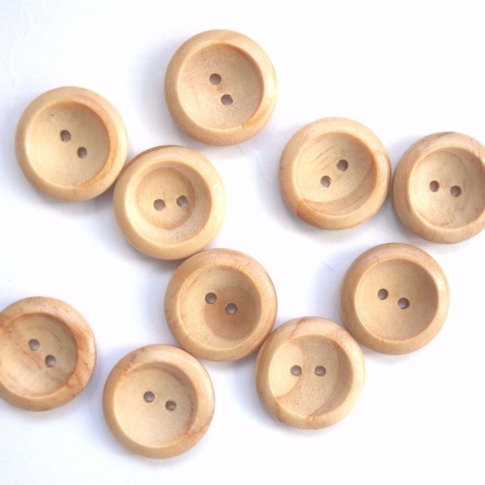 22 mm button, wooden buttons, wooden button