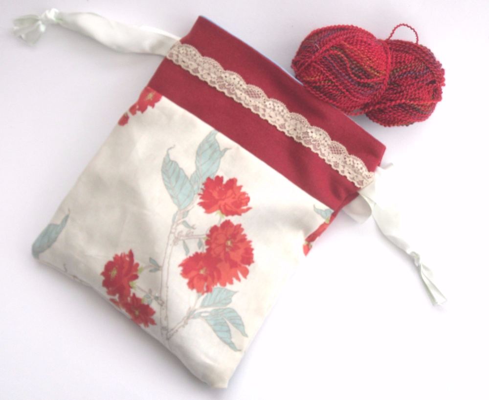 Fabric Gift Bag /Project Bag