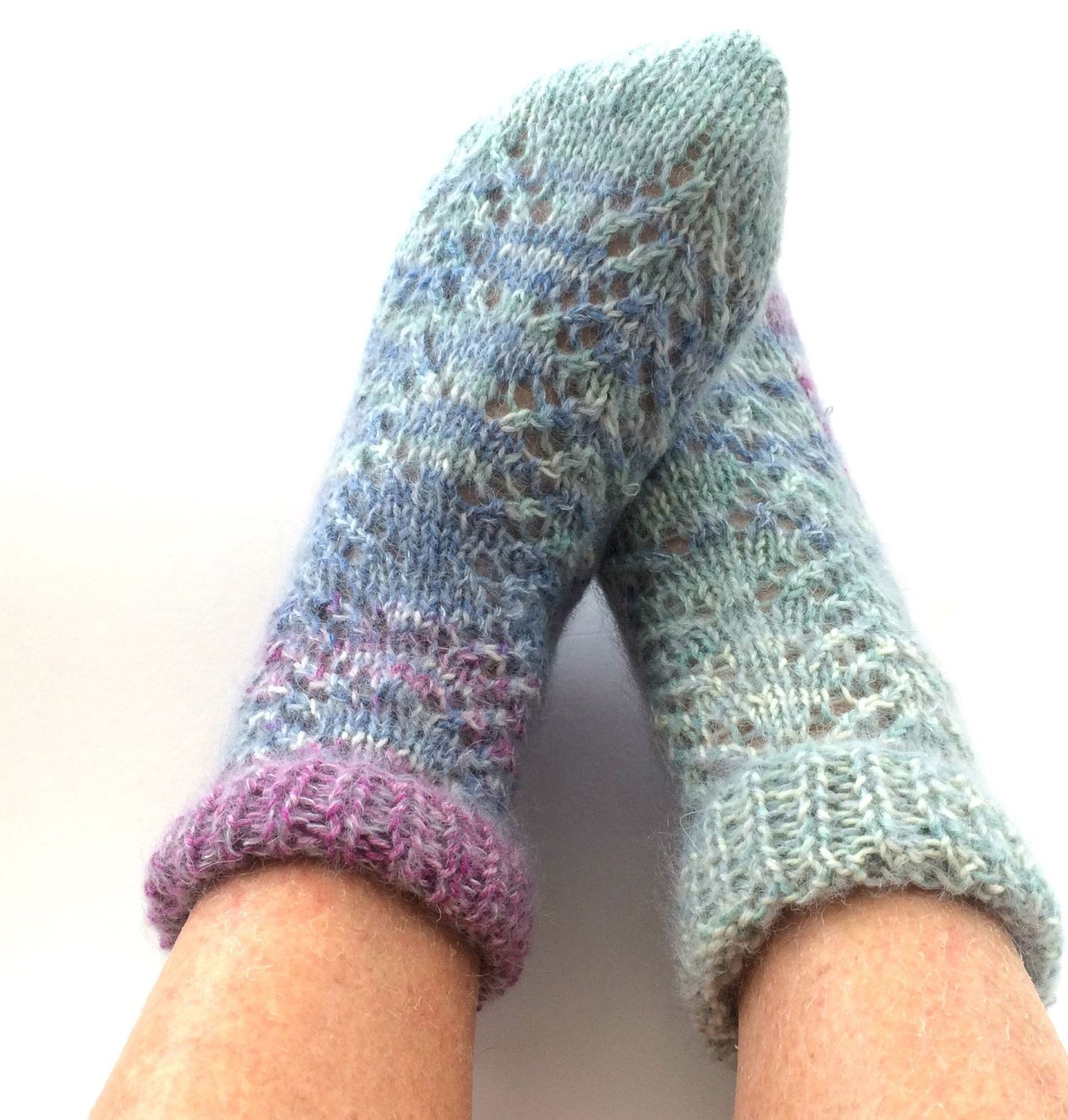 Lace Bed socks pattern Full instructions