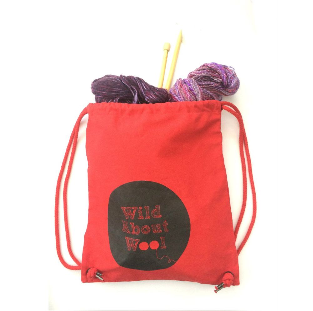 Wild About Wool Project Bag - 3 colour choices