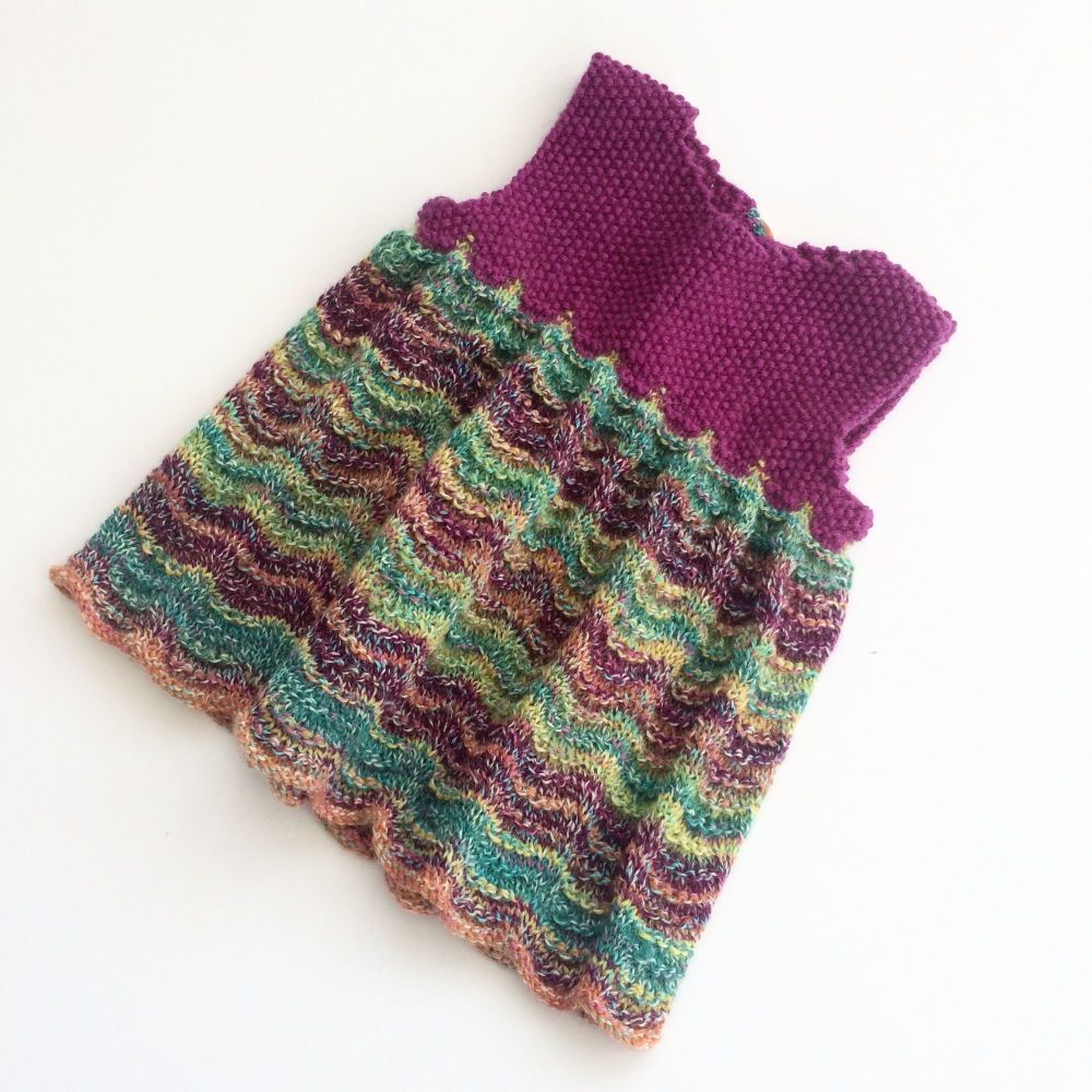 Sweet Pinafore - Baby knitting pattern
