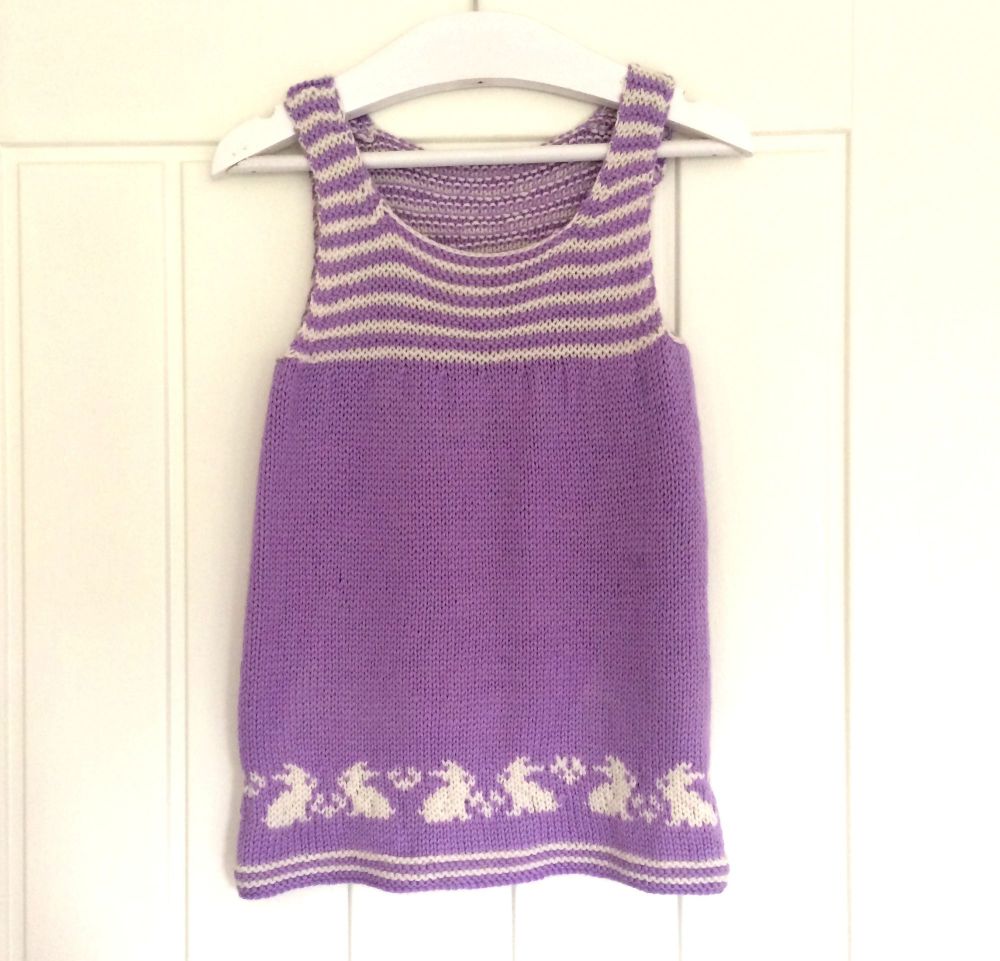 Flopsy Slip Dress - Baby knitting pattern