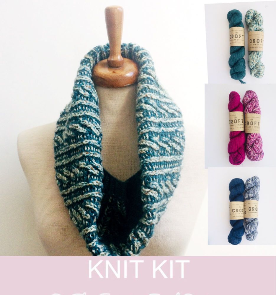 Eddy Cowl Knitting Kit