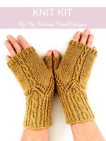 Popple Gloves knitting kit