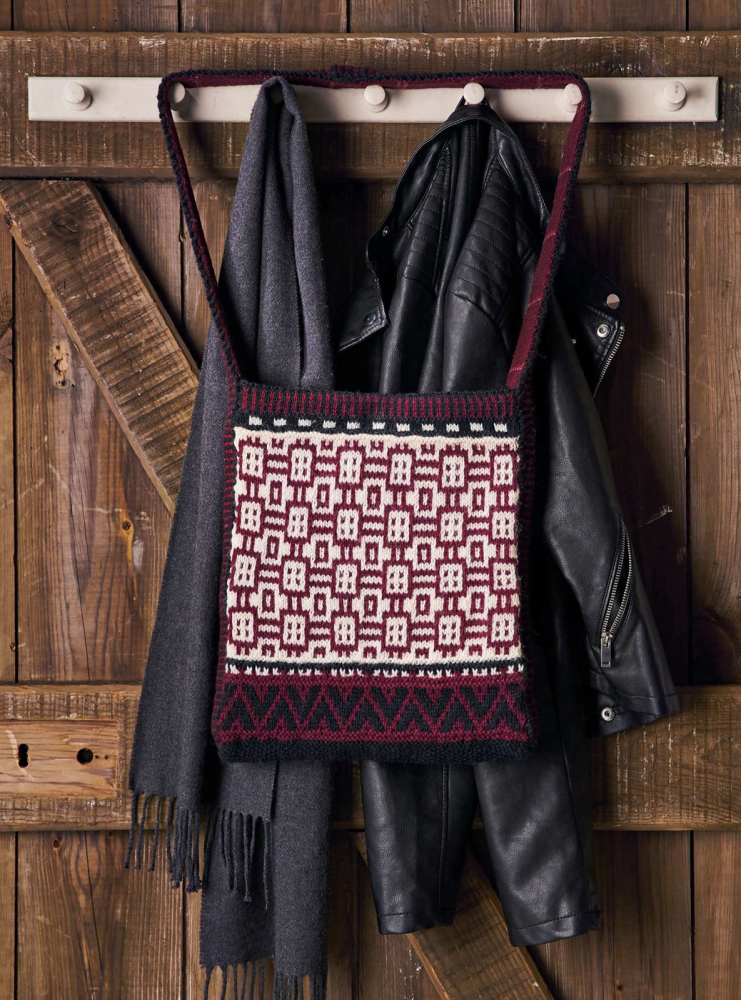 Cramond Shoulder bag knitting pattern