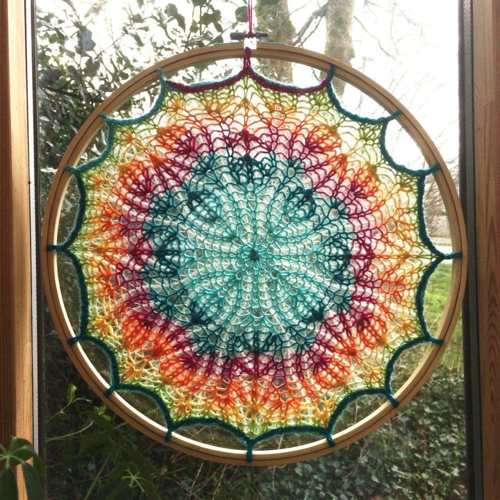 Flower Garden Mandala Knitting pattern