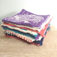 Pre-order knitted Cotton Wash Cloths