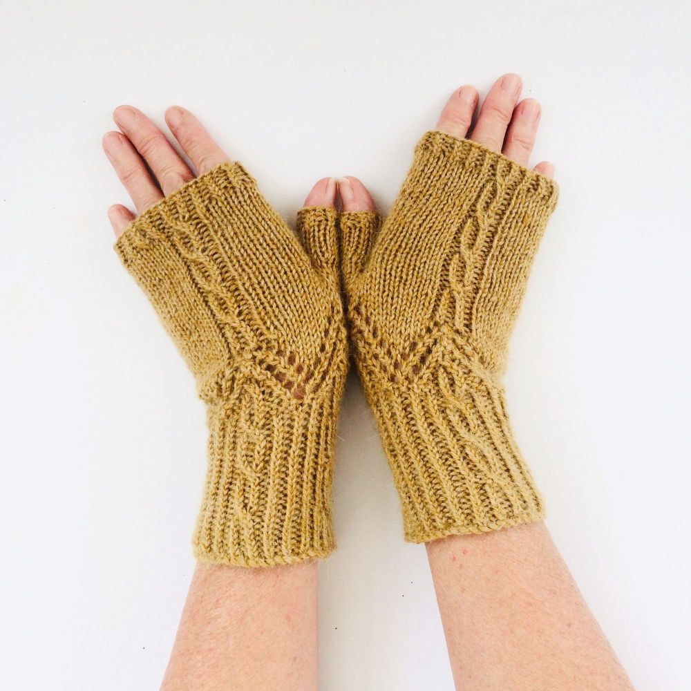 Popple Fingerless Gloves Pattern