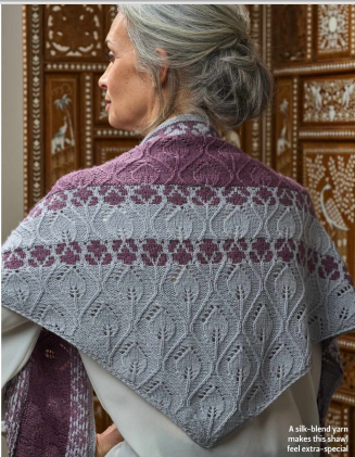 Helleborine Shawl Knitting pattern