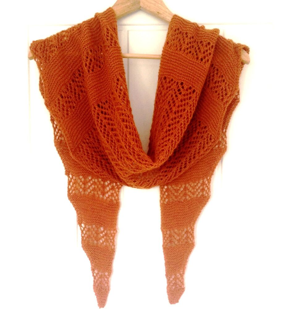 Ixora Shawlette Knitting Kit