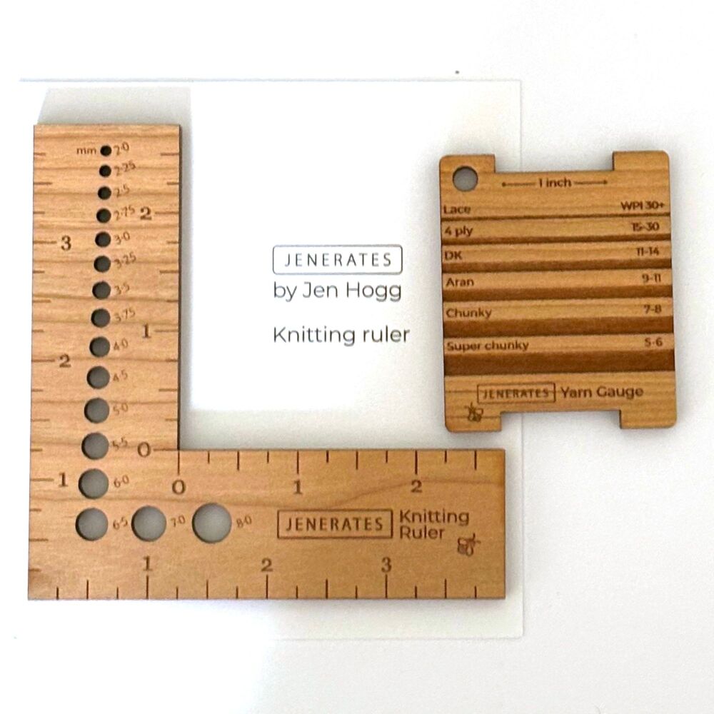 Offer ! Wraps per inch measure & Knitters Ruler