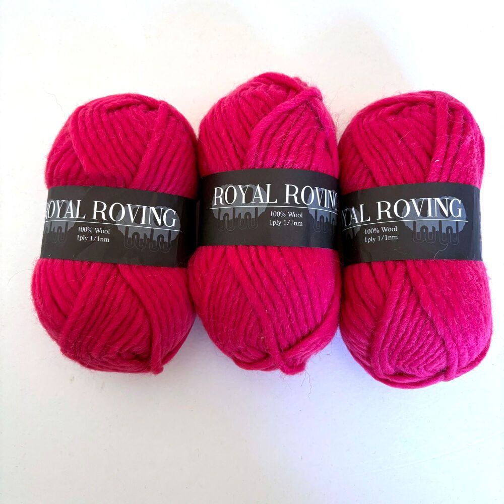 World of Wool-  Royal Roving BLUSH -  DISCOUNTED