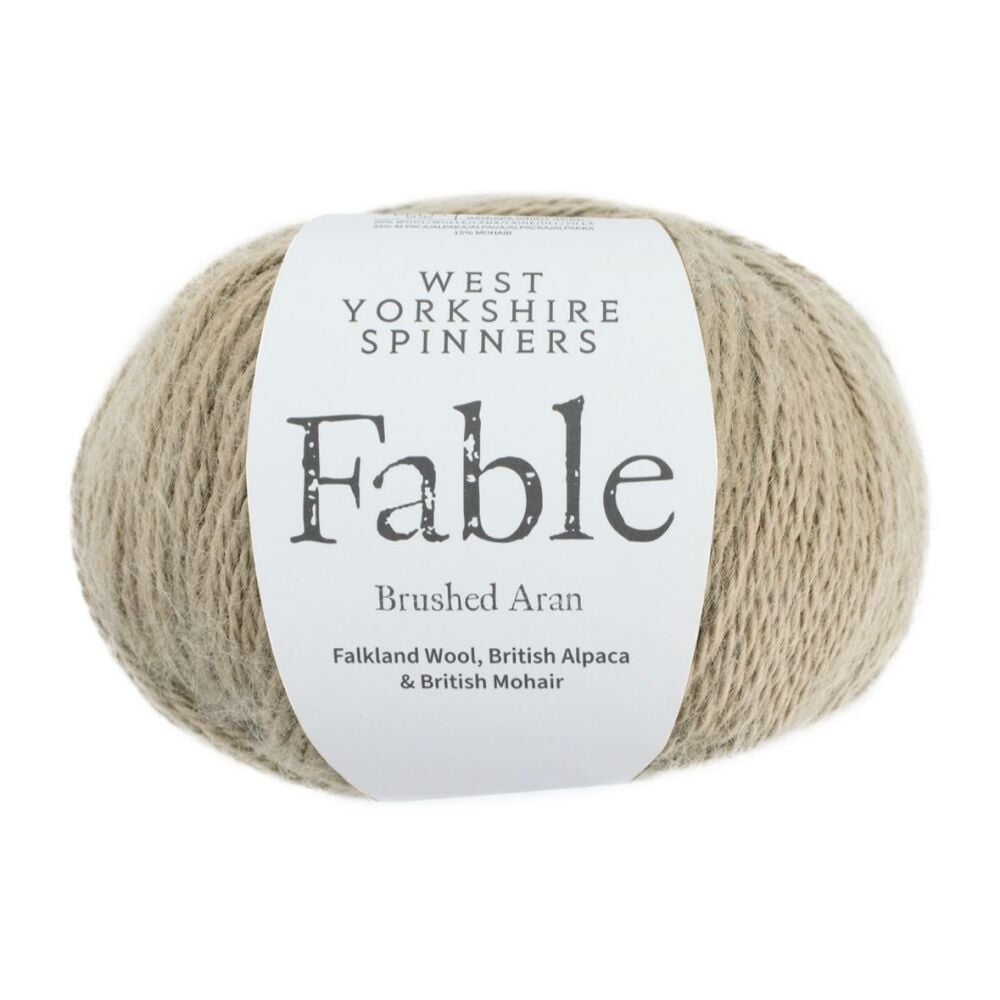 WYS - Fable Brushed Aran 100grams Faun 1224