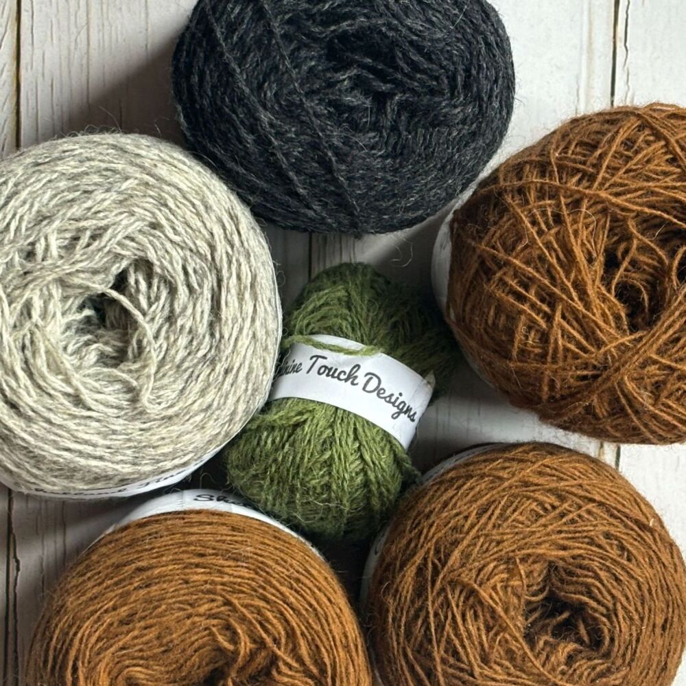 Fine Shetland wool 2 ply