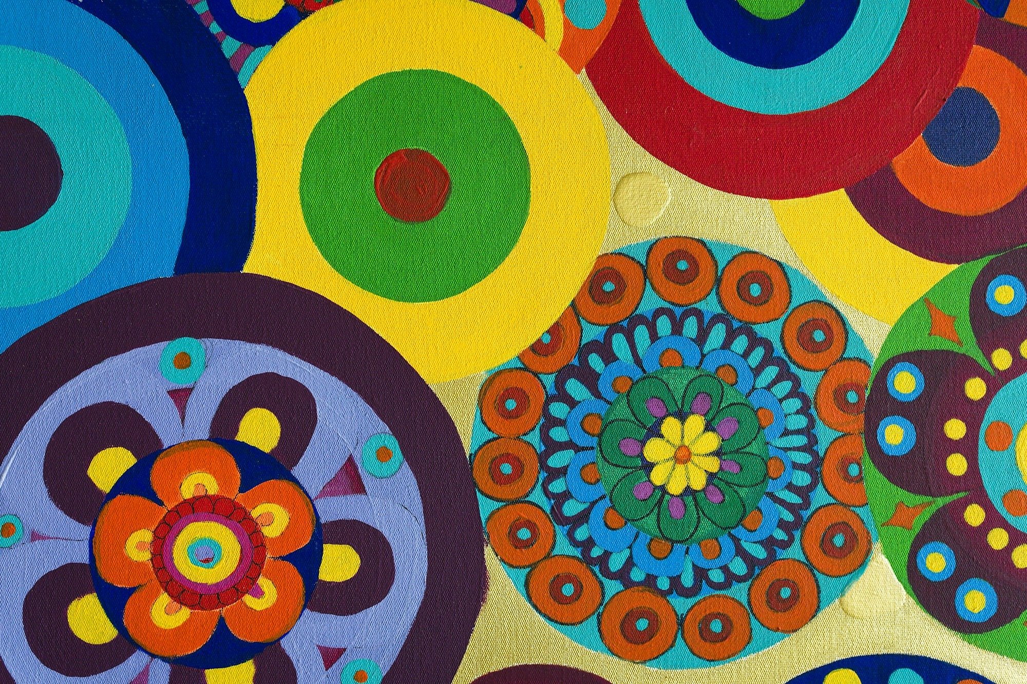 a-painting-of-colorful-circles-on-a-yellow-background-uwrCctb5Xzg