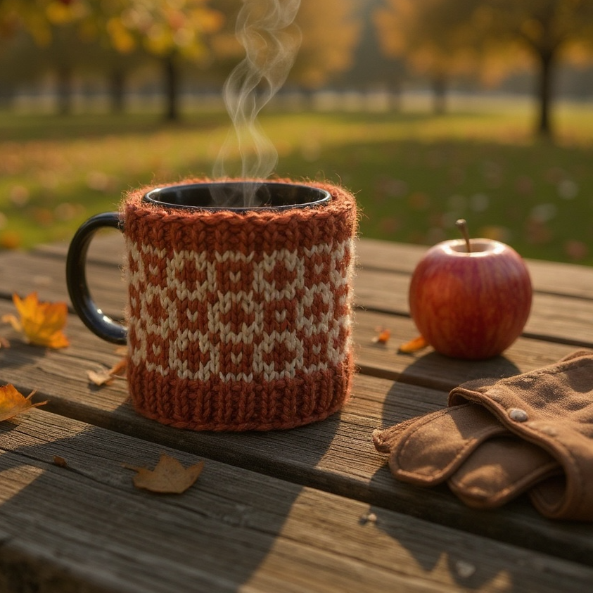 Orange  Sheep Mug cozy