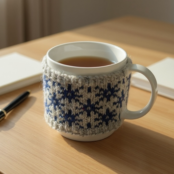 Blue Flowers Mug cosy