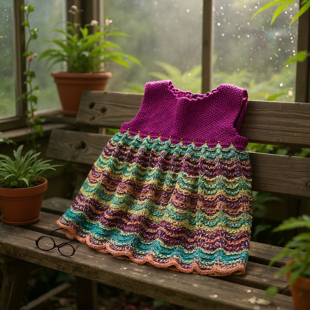 Sweet Pinafore - Baby knitting pattern