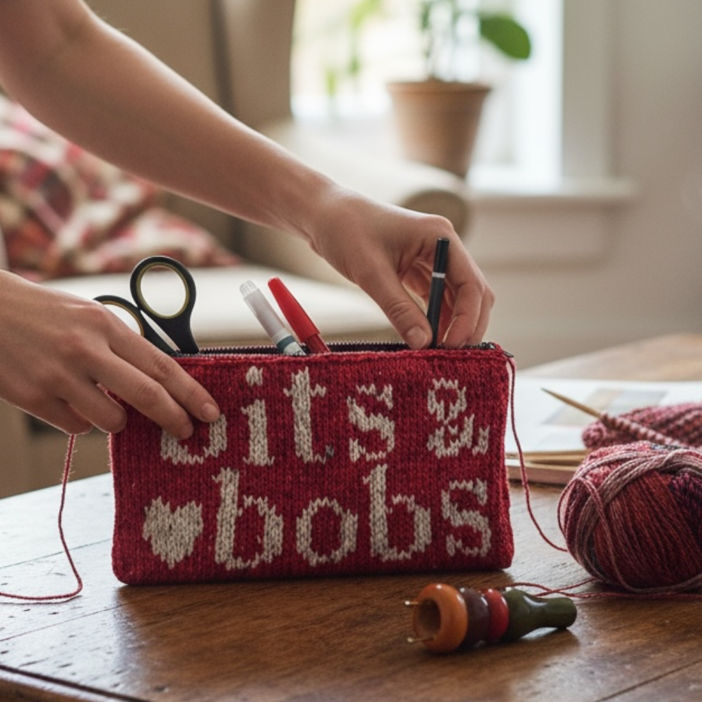 Bits & bobs knitting Project Bag