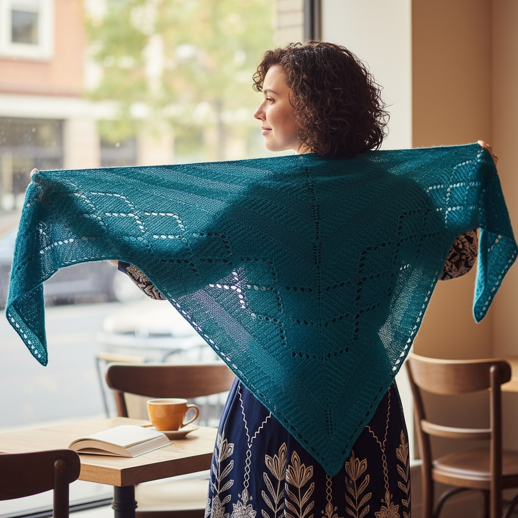 Fisterra Shawl Knitting pattern