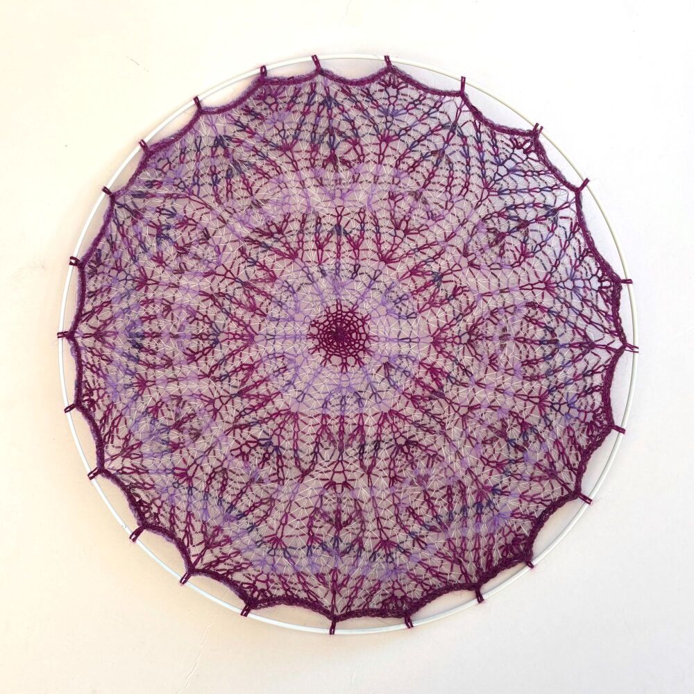 Orchid Mandala Knitting pattern