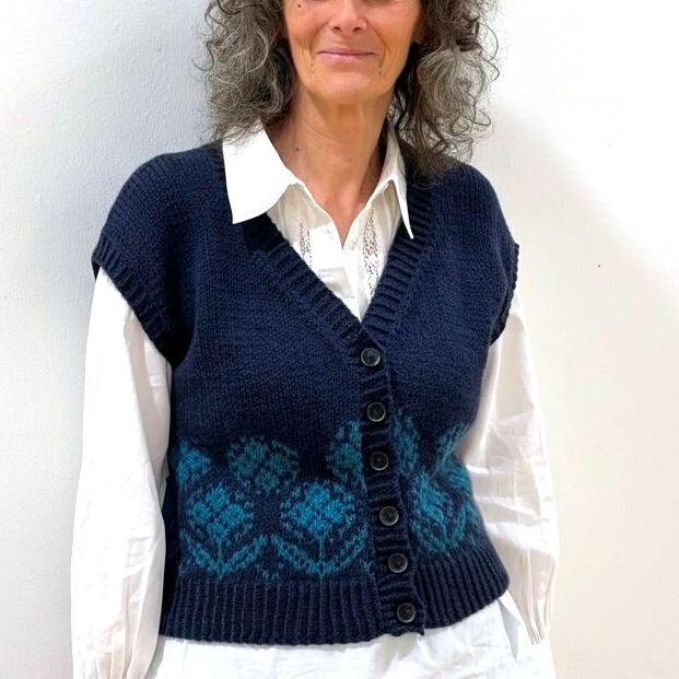 Blomheim Waistcoat knitting pattern