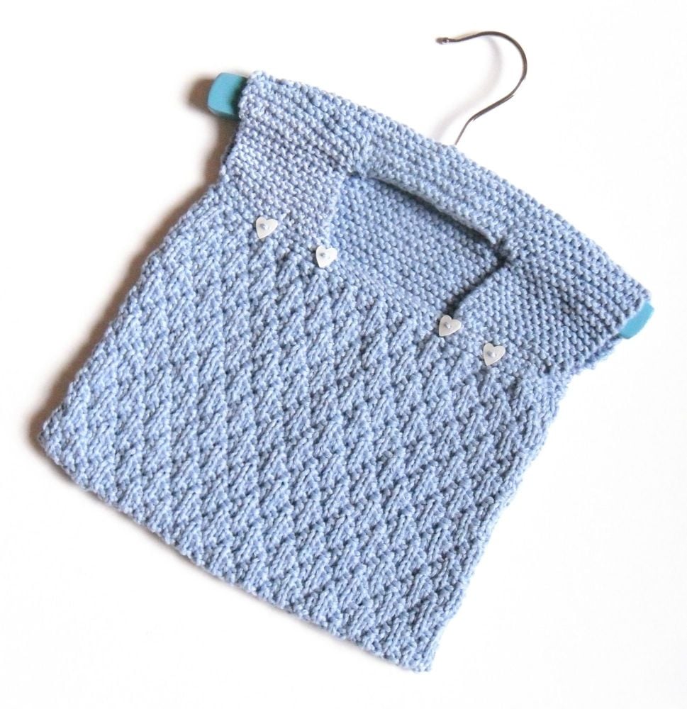 Baby blue Cotton Peg Bag    SALE