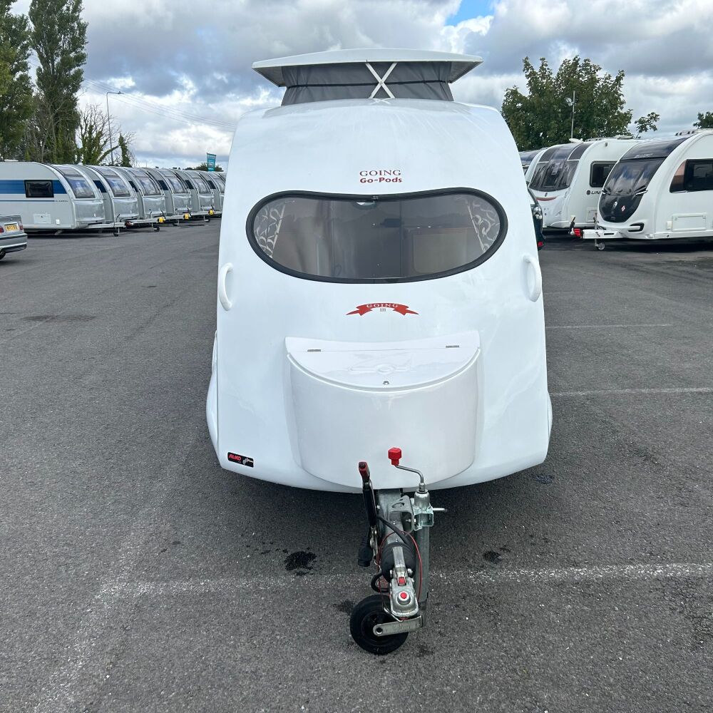 Great condition 2016 Go-Pod with front box, solar, blown air heating and more! Just £11,995.00 incl. VAT