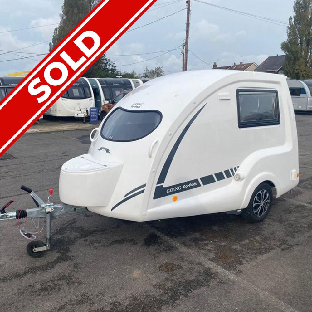 Perfect condition 2022 Go-Pod with heating, solar, awning & more! Just £16,