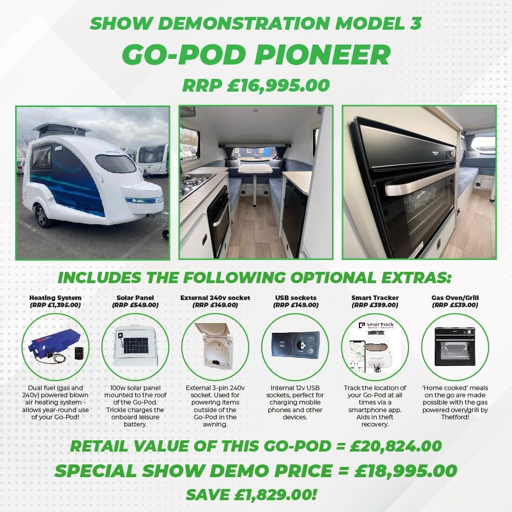 NEC February 2025 demonstration model 3 - Go-Pod Pioneer with a range of ex