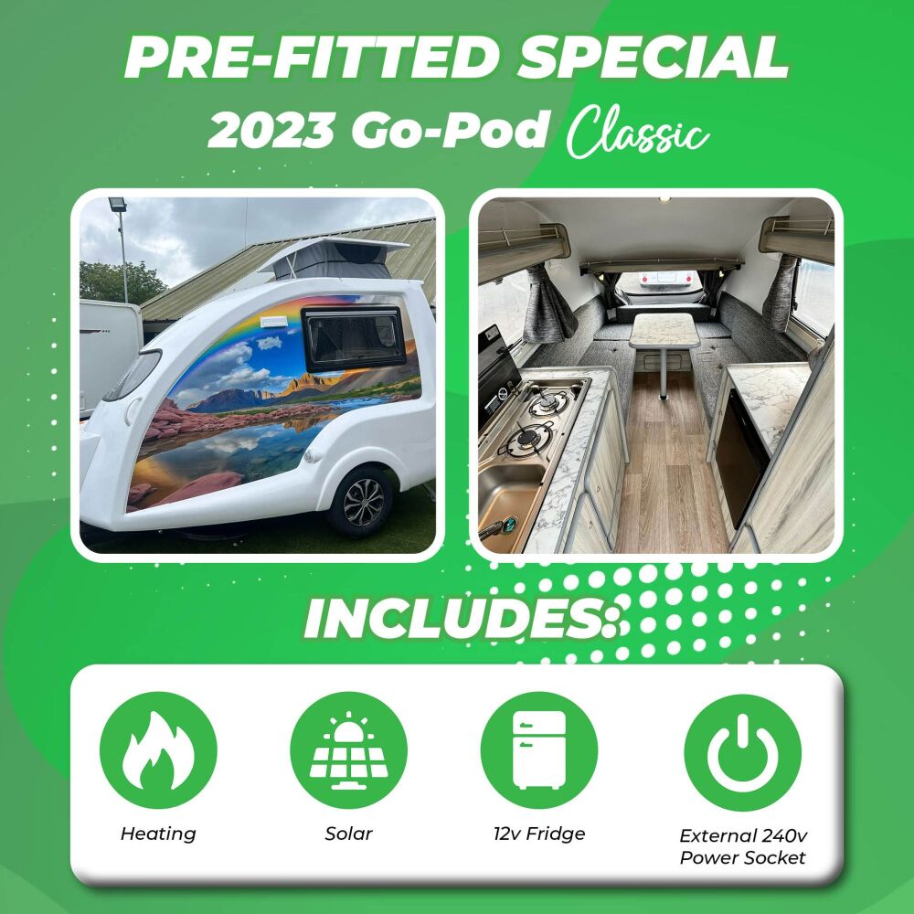 Special edition Go-Pod Classic with custom side panels - just £16,995.00 O.T.R