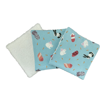 Reusable Cotton Wipes - Guinea Pigs and Rabbits (129)